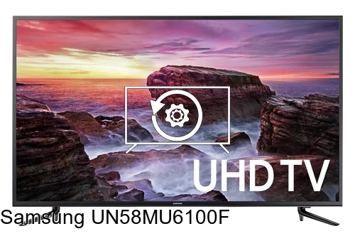 Factory reset Samsung UN58MU6100F