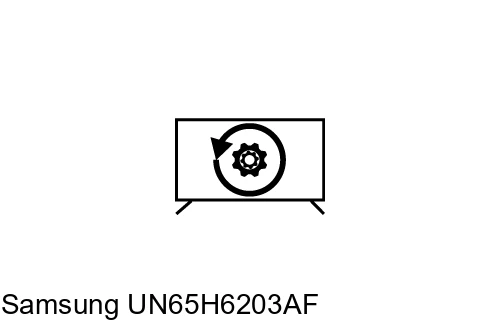 Restaurar de fábrica Samsung UN65H6203AF