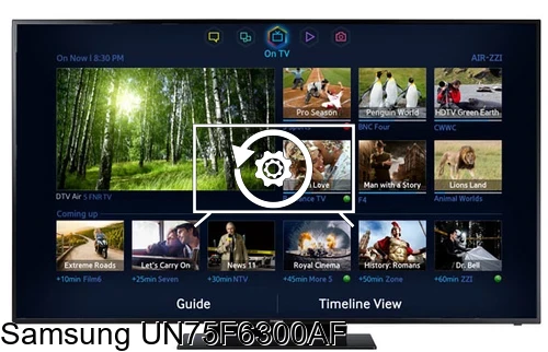 Restaurar de fábrica Samsung UN75F6300AF