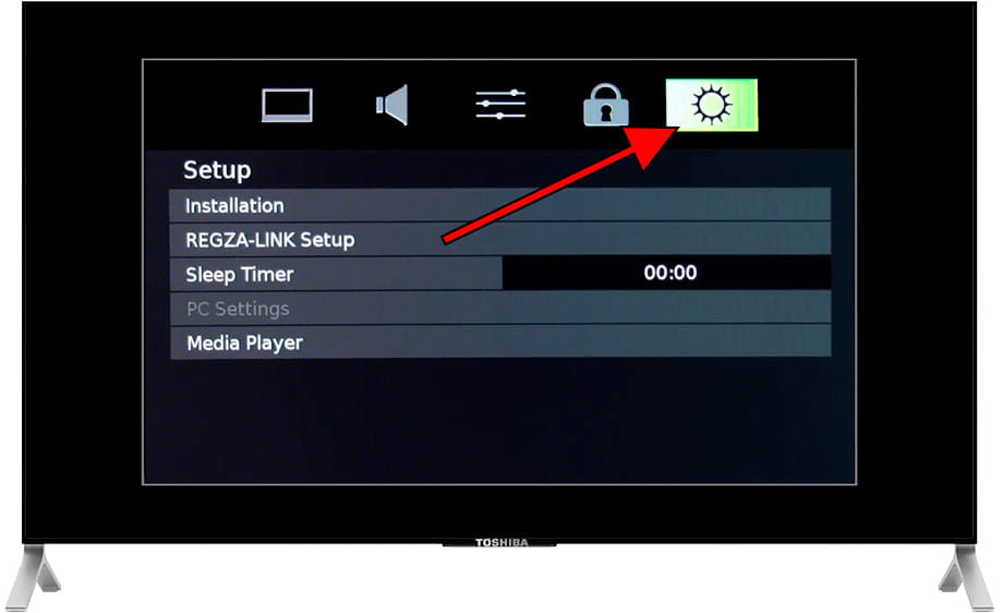 Ajustes TV Toshiba