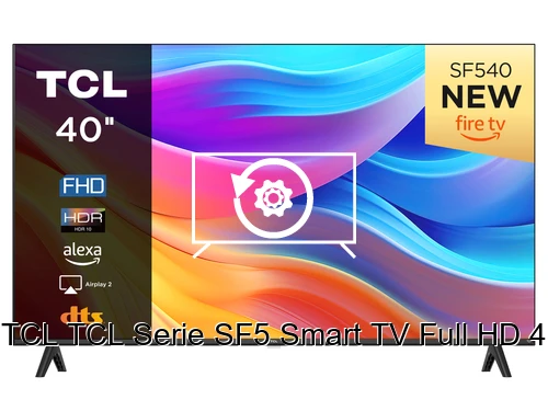 Reset TCL TCL Serie SF5 Smart TV Full HD 40" 40SF540, HDR 10, Dolby Audio, Multisound, Android TV