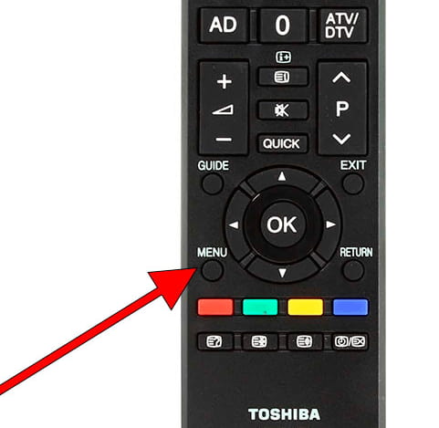 Toshiba TV remote control