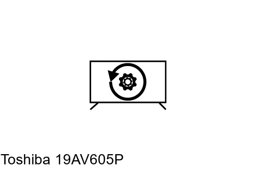 Réinitialiser Toshiba 19AV605P