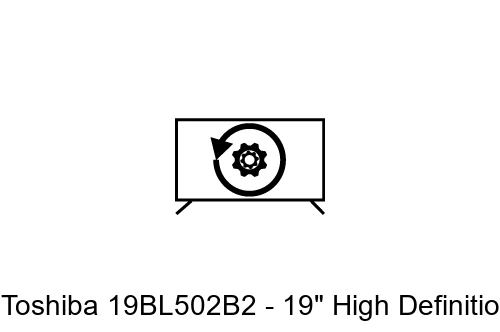 Factory reset Toshiba 19BL502B2 - 19" High Definition LED TV