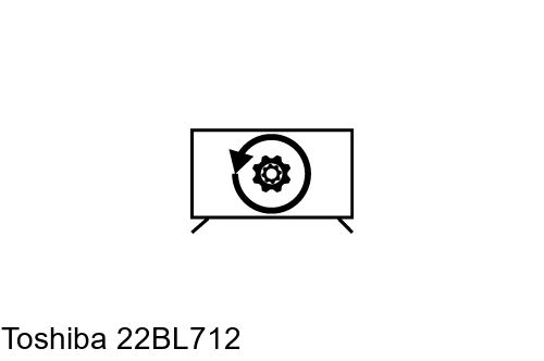 Factory reset Toshiba 22BL712