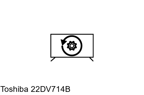 Restauration d'usine Toshiba 22DV714B