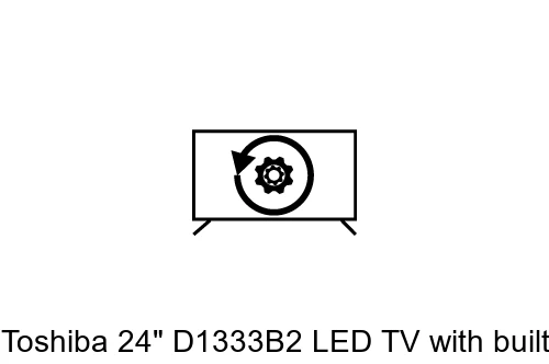 Restauration d'usine Toshiba 24" D1333B2 LED TV with built in DVD