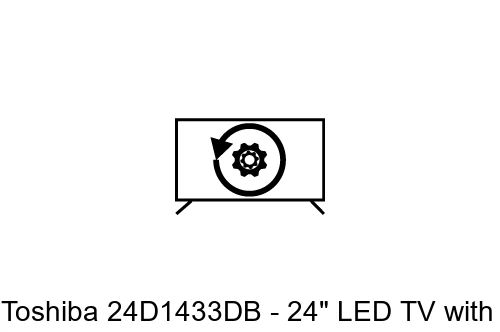 Réinitialiser Toshiba 24D1433DB - 24" LED TV with built in DVD