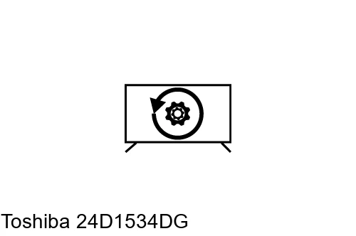 Factory reset Toshiba 24D1534DG