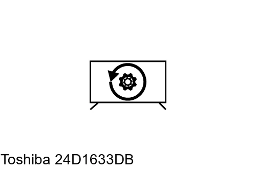 Factory reset Toshiba 24D1633DB