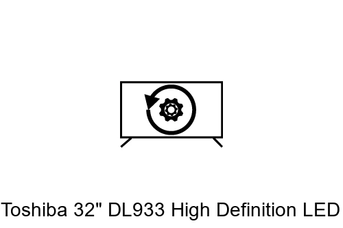 Restauration d'usine Toshiba 32" DL933 High Definition LED TV with built-in DVD player