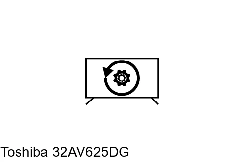 Restaurar de fábrica Toshiba 32AV625DG