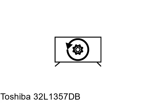 Factory reset Toshiba 32L1357DB