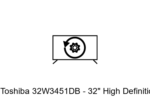 Restaurar de fábrica Toshiba 32W3451DB - 32" High Definition SMART LED TV