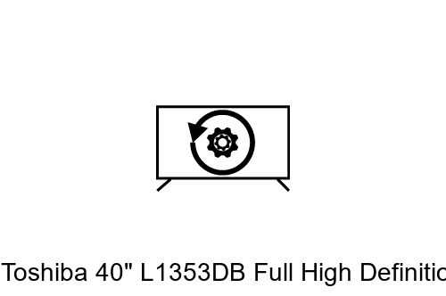 Reset Toshiba 40" L1353DB Full High Definition LED TV with Freeview HD