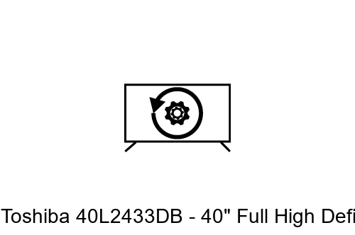 Restauration d'usine Toshiba 40L2433DB - 40" Full High Definition LED TV