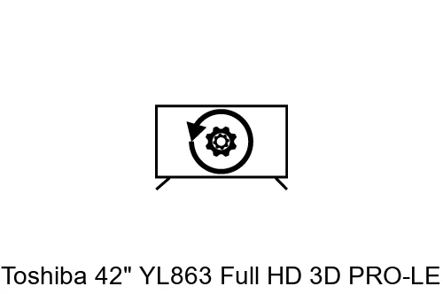 Restauration d'usine Toshiba 42" YL863 Full HD 3D PRO-LED TV