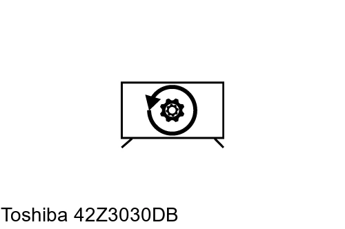 Factory reset Toshiba 42Z3030DB