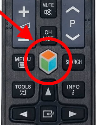  Smart Hub Samsung TV button