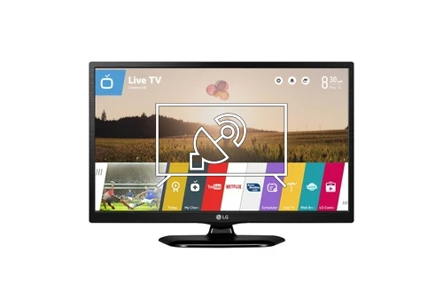 Search for channels on LG 24LF4820