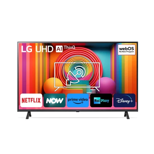 Search for channels on LG 43UR75006LK