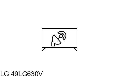 Buscar canales en LG 49LG630V