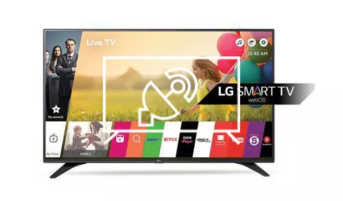 Search for channels on LG 49LH604V