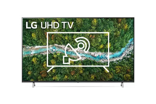 Search for channels on LG 50UP76703LB