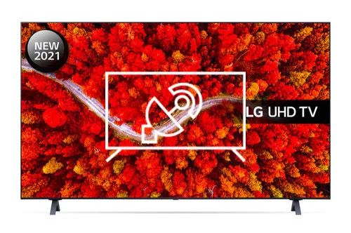 Search for channels on LG 55UP80006LR