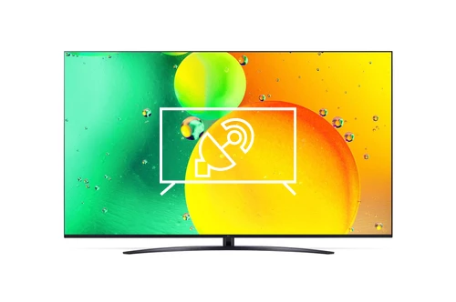 Search for channels on LG 75NANO766QA