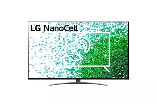 Search for channels on LG 75NANO813PA