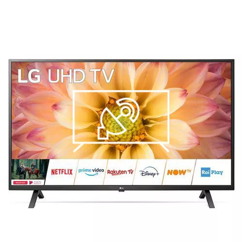 Search for channels on LG 75UN70706LD.API