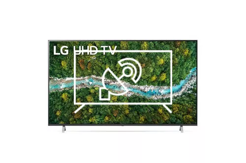 Search for channels on LG 75UP77003LB