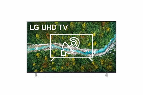 Search for channels on LG 75UP77009LB