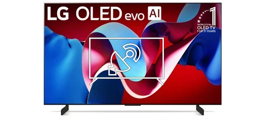 Search for channels on LG OLED42C4PUA