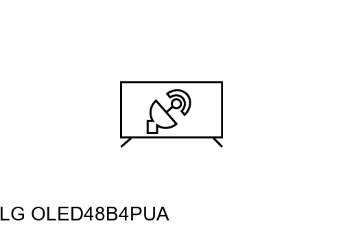 Rechercher des chaînes sur LG OLED48B4PUA