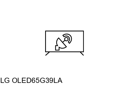 Search for channels on LG OLED65G39LA