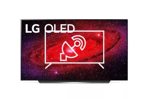 Search for channels on LG OLED77CX