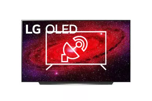 Search for channels on LG OLED77CX9LA
