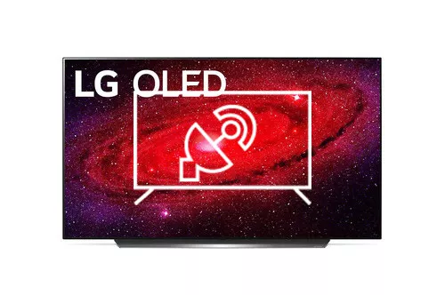 Search for channels on LG OLED77CX9LA.AVS