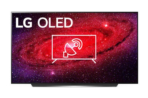 Search for channels on LG OLED77CXAUA