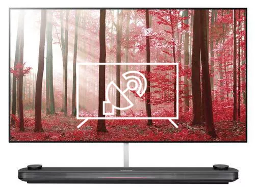 Search for channels on LG OLED77W8