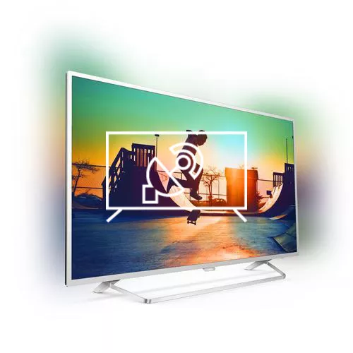 Rechercher des chaînes sur Philips 4K Ultra-Slim TV powered by Android TV 55PUS6412/05