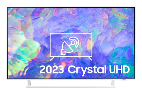 Buscar canales en Samsung 2023 50” CU8510 Crystal UHD 4K HDR Smart TV