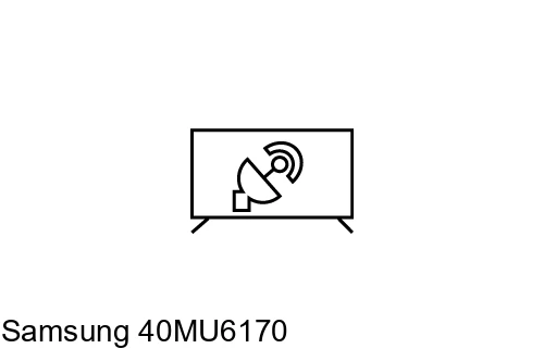 Rechercher des chaînes sur Samsung 40MU6170