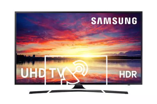 Buscar canales en Samsung 55" KU6000 6 Series Flat UHD 4K Smart TV