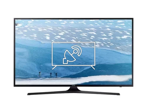 Search for channels on Samsung 55" KU7000