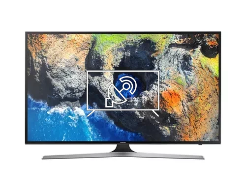 Search for channels on Samsung 55" MU6100