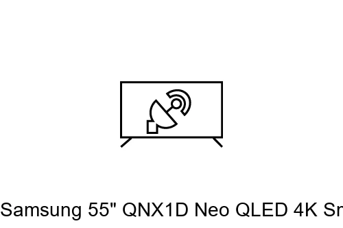 Search for channels on Samsung 55" QNX1D Neo QLED 4K Smart TV (2024) and S50B S-Series Lifestyle Soundbar