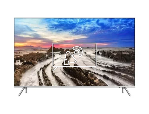 Search for channels on Samsung 55"MU7000